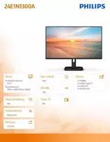 usb philips - Philips 24E1N1300A/00 - 5 nuotrauka