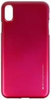 Mercury i-Jelly Back Case With Metallic Glitter For Apple iPhone XS Max Dark Pink