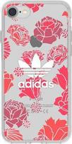 Adidas Clear Case For Apple iPhone 6/6s/7/8 Red Flowers