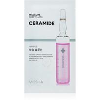missha mask - Missha Mascure Ceramide maitinamoji tekstilinė veido kaukė 28 ml - 1 nuotrauka