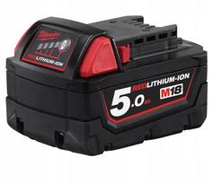 milwaukee akumuliatoriaus - Akumuliatorius Milwaukee M18 B5, 18 V, 5 Ah - 1 nuotrauka