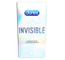 prezervatyvai durex - DUREX INVISIBLE EXTRA SENSITIVE, 10 vnt. - 1 nuotrauka