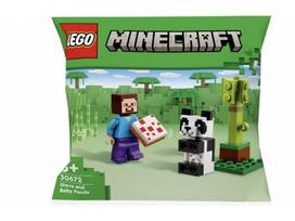 panda - LEGO Minecraft - Steve with Baby Panda 30672 - 1 nuotrauka