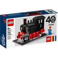 lego konstruktoriai - LEGO - Trains 40th Anniversary Set Steam Engine 40370 - 2 nuotrauka