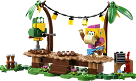 lego mario - LEGO Super Mario Kongės Diksės džiunglių pramogų papildomas rinkinys 71421 - 7 nuotrauka