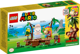 lego mario - LEGO Super Mario Kongės Diksės džiunglių pramogų papildomas rinkinys 71421 - 8 nuotrauka