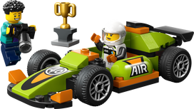 lego city - LEGO City Žalias lenktyninis automobilis 60399 - 8 nuotrauka