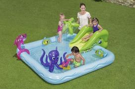 pripuciama zaidimu aikstele - BESTWAY baseinas Fantastiškas akvariumas 239cm x 206cm x 86cm, 53052B - 6 nuotrauka