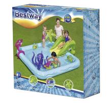 pripuciama zaidimu aikstele - BESTWAY baseinas Fantastiškas akvariumas 239cm x 206cm x 86cm, 53052B - 10 nuotrauka