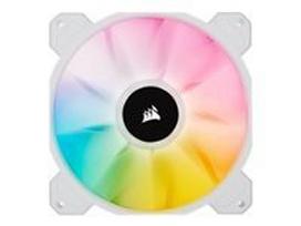CORSAIR SP140 RGB ELITE White 140mm RGB LED Fan with AirGuide Dual Pack