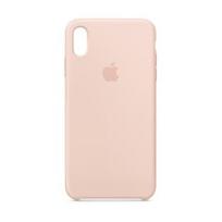 Dėkliukas APPLE iPhone XS Max, silikoninis, nugarėlė, rausvas