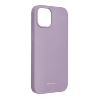 iphone 14 silikoninis deklas - Mercury Silicone Case Apple iPhone 14 levandos pilka - 2 nuotrauka