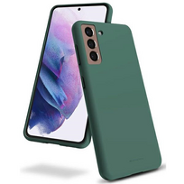 15 pro silicone case - Mercury iPhone 15 Pro Max, silikoninis, tamsiai žalias - 1 nuotrauka