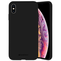 15 pro silicone case - Mercury iPhone 15 Pro Max, silikoninis, juodas - 1 nuotrauka