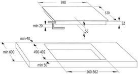 520 - Gorenje ISC646BSC - 2 nuotrauka