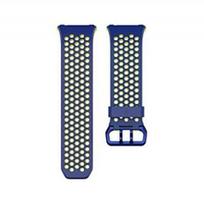 Dirželis FITBIT IONIC, išmaniajam laikrodžiui, mėlynas/geltonas, S dydis