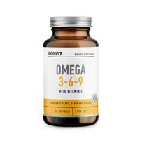 vitaminai omega 3 - ICONFIT Omega 3-6-9, 90 kapsulių - 1 nuotrauka