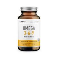 vitaminai omega 3 - ICONFIT Omega 3-6-9, 90 kapsulių - 2 nuotrauka