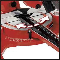 pjovimo skersines - Einhell TC-SM 2131/1 1500 W 210 mm - 2 nuotrauka