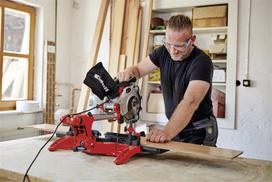 pjovimo skersines - Einhell TC-SM 2131/1 1500 W 210 mm - 4 nuotrauka