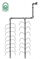 laistymo sistema gardena gravitacine - Laistymo sistema KLASIKA SPIDER 2 (iki 8 m2 plotui, be slėgio) - 2 nuotrauka