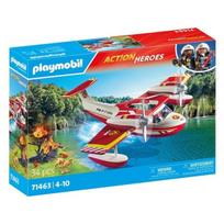 lektuvas su - PLAYMOBIL Action Heroes, Gaisrininkų lėktuvas su gėsinimo funkcija 71463 - 2 nuotrauka