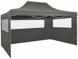 vidaxl palapines - Pop-up sulankstoma palapinė su 3 sienomis, 3x4,5 m - 2 nuotrauka