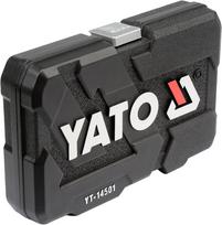 terksles rinkinys - Yato YT-14501 wrench set YATO 56 pcs 1/ 4" - 2 nuotrauka