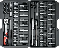 terksles rinkinys - Yato YT-14501 wrench set YATO 56 pcs 1/ 4" - 3 nuotrauka