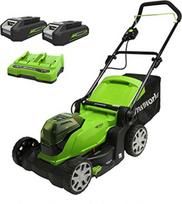 vejapjoves greenworks - Greenworks G24X2LM41K2X, 41 cm - 1 nuotrauka