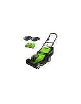 vejapjoves greenworks - Greenworks G24X2LM41K2X, 41 cm - 2 nuotrauka