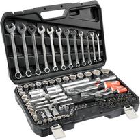 raktu komplektas yato - Galvučių ir raktų rinkinys 1/4" 3/8" 1/2" 111 vnt. Cr-V YT-38831 - 1 nuotrauka