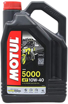 10w40 4t - Alyva MOTUL 5000 4T 10W40 4ltr (104056) - 2 nuotrauka