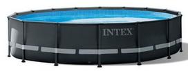 Baseinas Intex Frame Pool Ultra XTR, pilkas, 488 x 122 cm
