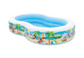 Pripučiamas baseinas Intex Swim Center Seashore, 262 x 160 x 46 cm