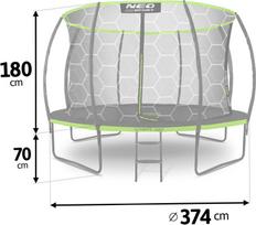 batutas 374 - Neo-Sport batutas, 374 cm - 5 nuotrauka