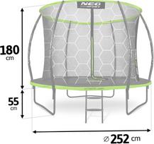 sodo tinklas - Neo-Sport batutas, 252 cm - 5 nuotrauka