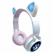 ausines su ausytem - Lexibook Cat Ears 2in1 White (Baltos) - 1 nuotrauka