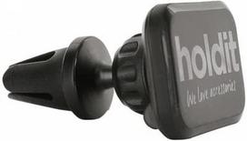 Holdit Car Vent Square Magnetic Holder Black