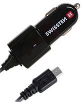 Swissten Micro USB Premium Car Charger Black