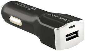 Qoltec Qualcomm Quick Charge Car Charger Black