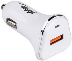 Akyga USB Quick Charge Car Charger White