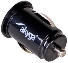 Akyga Dual USB Car Charger Black