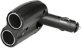 Hama 2-Way Distributor for Cigarette Lighter Socket 088436