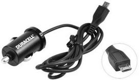 Duracell Universal  Micro USB Car Charger With Cable 1m Black