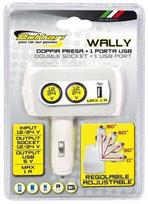 Bottari Wally Double Socket + USB Port