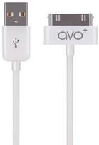 Avo+ Premium USB To 30 Pin Data Cable 1m White