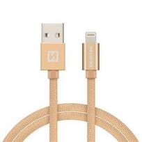 Swissten Textile USB To Apple Lightning Fast Charge Cable 1.2m Gold