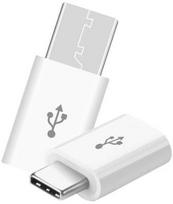Mocco Universal Adapter Micro USB To USB Type-C White