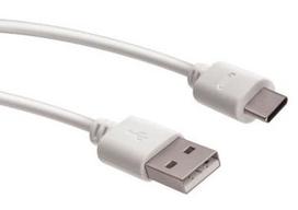 usb c to usb a white - Forever Universal USB To Type-C Qualcom Quick Charge Cable 1m White - 1 nuotrauka